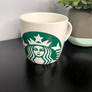 Starbucks Green White Logo Mug Cup 14 fl oz
